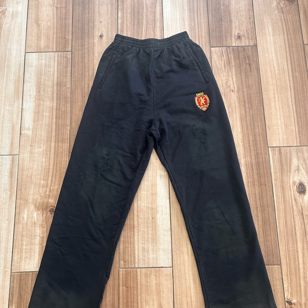 Men's balenci Black Track Pants